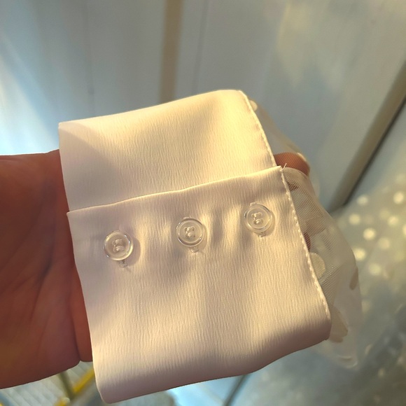 Eloquii Polka Dot Sheer Dress - Picture 4 of 5